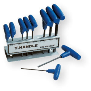 Moto Pro T-Handle Hex Key - 10 Keys & Rack