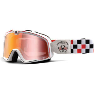 100% Barstow Goggle OSFA - Red Mirror Lens
