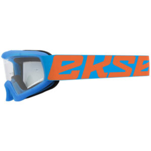 EKS X-Grom Youth briller - Cyan Blå/Flo Orange