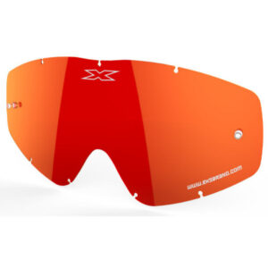 EKS GO-X Anti-Fog Lens, Clear, Red/Mirror
