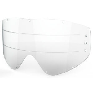 EKS GO-X Zip Off Anti-Fog Rain Lens, Clear