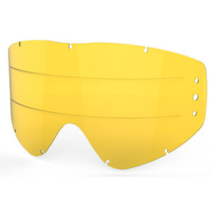 EKS GO-X Zip Off Anti-Fog Rain Lens, Yellow Tint
