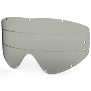 EKS GO-X Zip Off Anti-Fog Rain Lens, Smoke