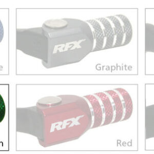 RFX Pro Series Repl. CNC Gear Pedal Tip Green