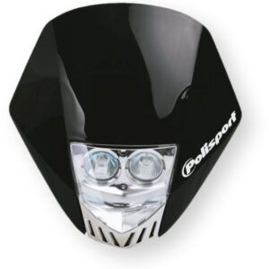 Polisport HMX Led  Dual Headl., Sort