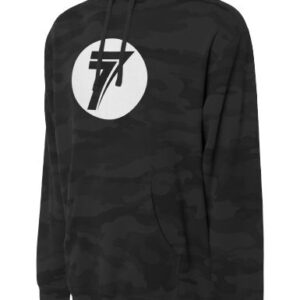 Seven Dot Hoodie, Black Camo